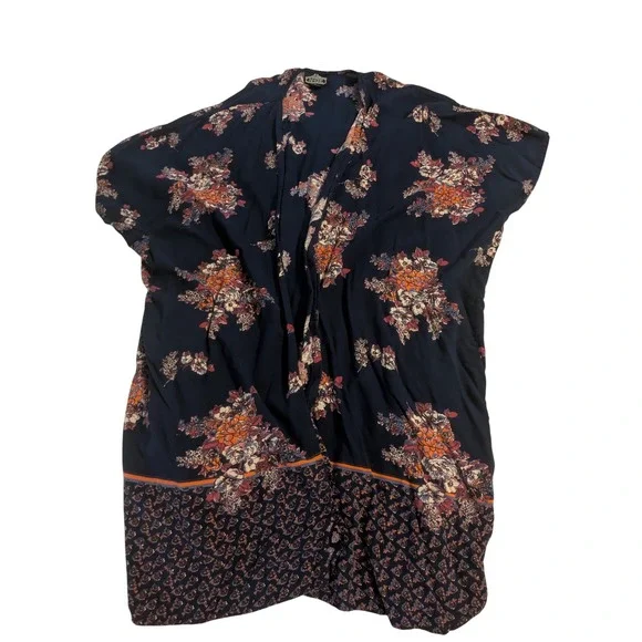 Nanette Lepore Embroidered Jeans & Angie Floral Kimono Set NWT Size 8 Large - Picture 5 of 7